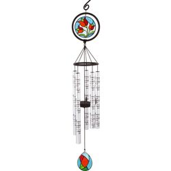 In Memory Stained Glass Wind Chimes