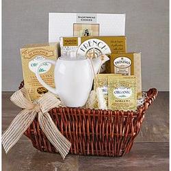 Time to Relax Tea and Teapot Gift Basket