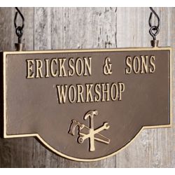Personalized Workshop Sign