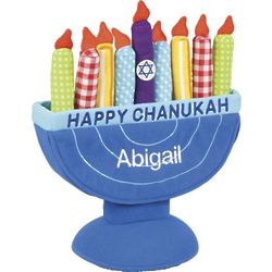 Personalized Kids First Menorah Soft Toy