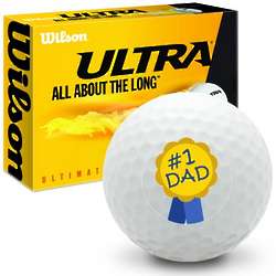 Number One Dad Wilson Ultra Ultimate Distance Golf Balls