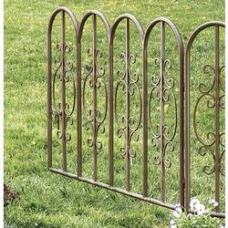 Decorative Iron Garden Fencing wth Gate