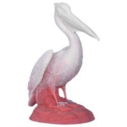 Pelican Figurine in Caribbean Coral