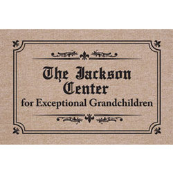 Personalized 'Center for Exceptional Grandchildren' Doormat
