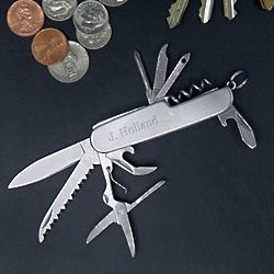 Adirondacks Personalized Stainless Steel Pocket Knife
