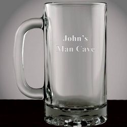 Personalized Glass Beer Mug