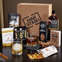 Whiskey Lover Man Stash Gift Box