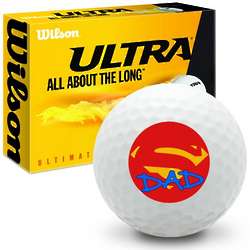 Super Dad Wilson Ultra Ultimate Distance Golf Balls