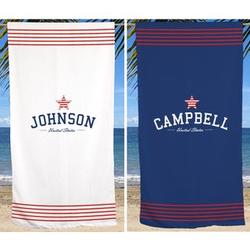 Personalized American Pride Beach Towel