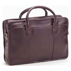 Top Handle Leather Briefcase