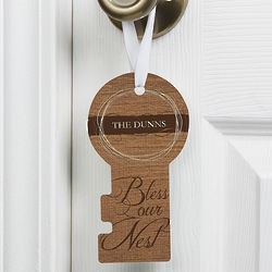 Bless Our Nest Personalized Door Key