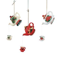 Teapot Christmas Ornaments