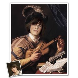 The Violin Player Custom Print from Photo