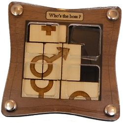 Who's the Boss Wooden Brain Teaser Puzzle