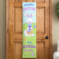 Personalized Happy Easter Door Banner