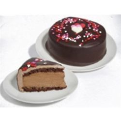 Supreme Chocolate Mousse Cake with Hearts