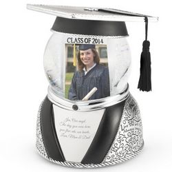 Graduate Cap Photo 2014 Snow Globe