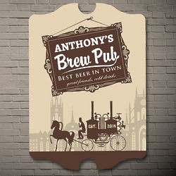 Gentleman's Brew Buggy Personalized Pub Sign