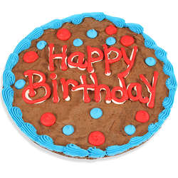 Happy Birthday Brownie Cake