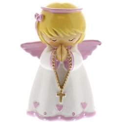 Little Girl Guardian Angel Figurine
