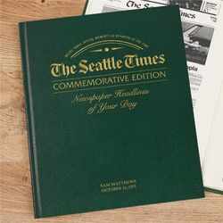 The Seattle Times Birthday Newspaper Book