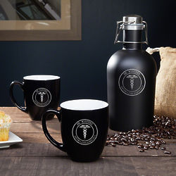 Medical Arts Personalized Coffee Gift Set for Doctors