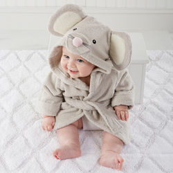 Baby's Squeaky Clean Mouse Hooded Spa Robe