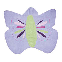 Kid's Personalized Hooded Butterfly Towel