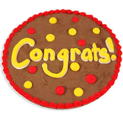 Congratulations Brownie Cake