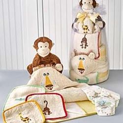 Jungle Friends Baby Cakes Diaper Cake Tower