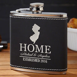 Personalized Home State Flask