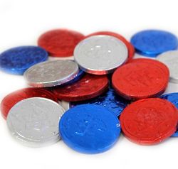 USA Bubble Gum Coins - 100 Count Bag
