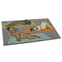 Yoga Dogs Door Mat