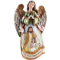Girl's My First Communion Angel Figurine