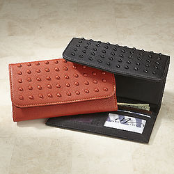 Color Studs Trifold Wallet
