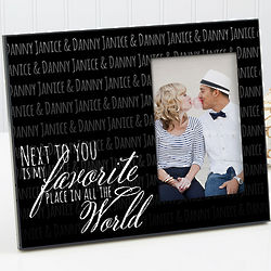 My Favorite Place Personalized Romantic Picture Frame