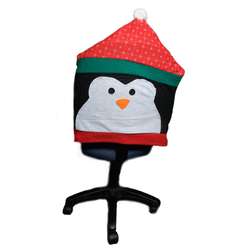 Holiday Penguin Chair Cover