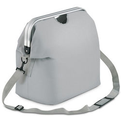 Aluminum Frame Light Grey Clothes Hamper Tote Bag
