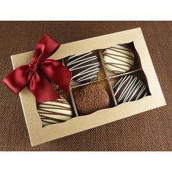 6 Classic Chocolate Covered Oreos in Gold Gift Box