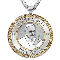 Pope Francis Pray For Us Pendant