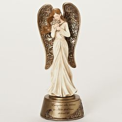 Eternal Life Memorial Angel Figure with Verse