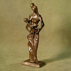 Newborn Love Bronze Sculpture