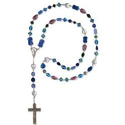 Aquamarine Rosary