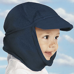 Cozy Cub Stay-Put Fleece Hat with Earflaps