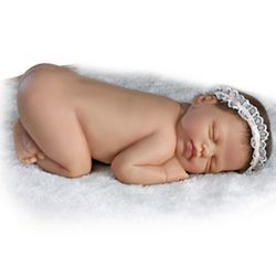 Tucked in Slumber Lifelike Sleeping Newborn Baby Doll