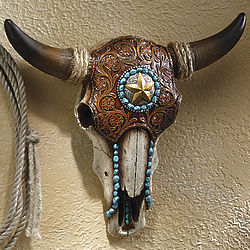 Embellished Skull Accent Decoration