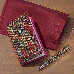 Bangle Journal with Pouch and Pen
