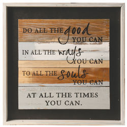 Do All the Good In All the Ways You Can Light-Up Wall Art