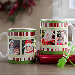 Personalized Christmas Coffee Mug with Photos