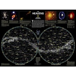 The Heavens Laminated Map